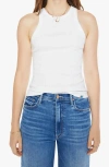 Mother The Chin Up Tank Top In White