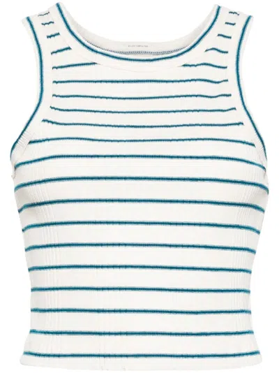 Mother The Chin Ups Chop Tank In White