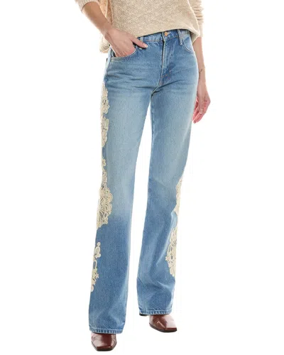 Mother The Chomp Heel Wishbone Jean In Brown