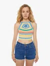 MOTHER THE CINCH TANK TOP CANDY STRIPE IN MULTI - SIZE X-SMALL