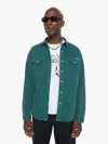 Mother The City Slicker Any Minute Now Shirt In Green - Size X-large In Green