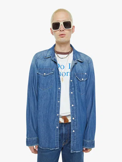Mother The City Slicker Now That You Mentioned It Shirt In Blue