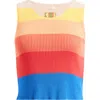 Mother The Colorblock Sleeveless Rib Sweater