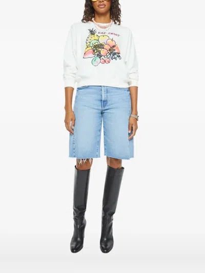 Mother The Concert Sweatshirt In Blue