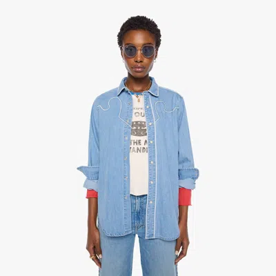 Mother The Country Exes Rope Em' Shirt In Light Blue