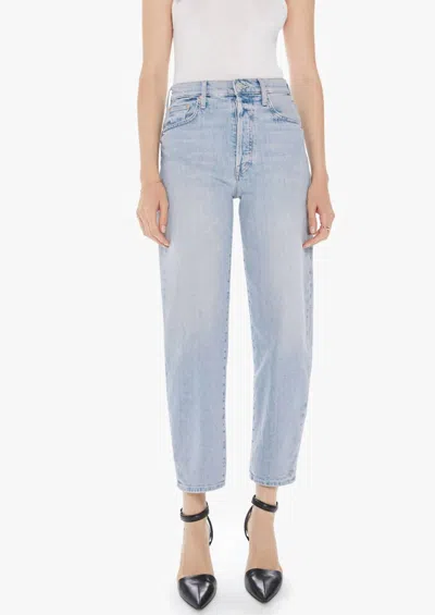 Mother The Curbside Ankle Jeans In Pre-party In Blue