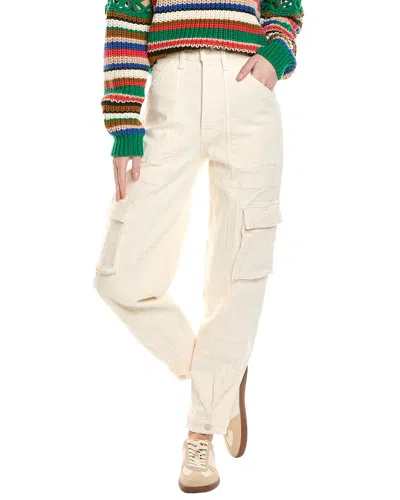 Mother The Curbside Flood Eggnog Cargo Jean In White