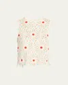 Mother The Daisy Shell Sleeveless Top In Bunched Together