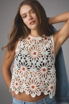 Mother The Daisy Shell Sleeveless Top In Beige