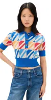Mother The Dandy Henley Square Peg Sweater In Square Peg