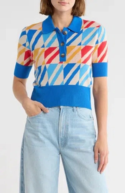Mother The Dandy Henley Sweater In Multi