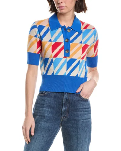 Mother The Dandy Henley Sweater In Multi