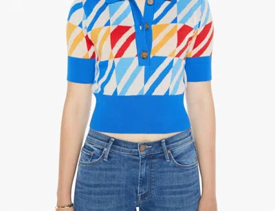 Mother The Dandy Henley Top In Square Peg