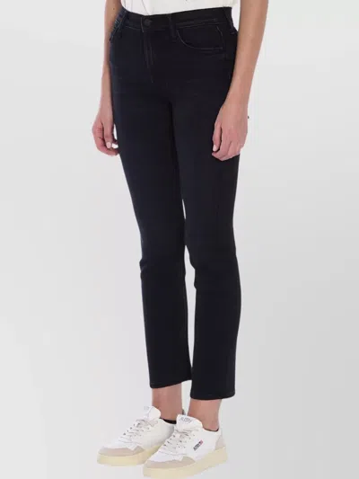 Mother The Dazzler Ankle Jeans In Black