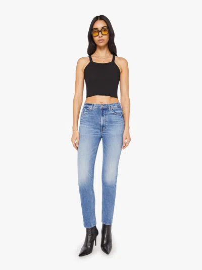 Mother The Dazzler Flood Trucks Are For Girls Jeans In Blue
