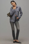 Mother The Dazzler Hover Mid-rise Straight Jeans In Gray