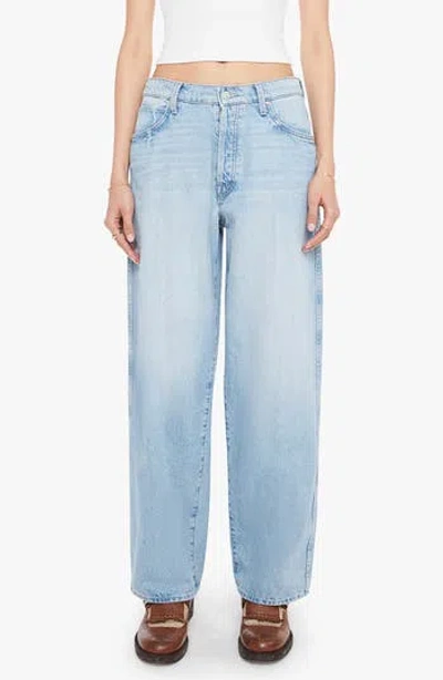 Mother Bookie Prep Sneak High-rise Bootcut Jeans In This Si How I Roll In Blue