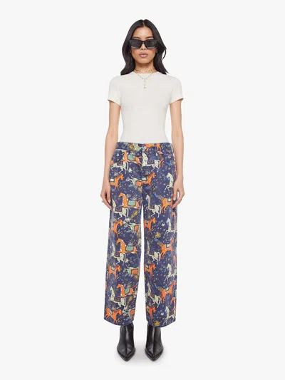 Mother The Delinquent Nerdy Horse Around Jeans In Multi