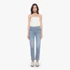 Mother The Diamond Cut Tomcat Ankle Train Of Thought Jeans In Blue