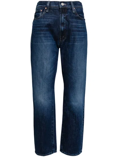 Mother The Tomcat Ankle Jeans Rugby Rodeo In Blue