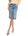 Mother The Ditcher Midi Skirt In Blue