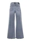 Mother The Ditcher Roller Sneak Jeans In Gray