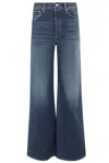 Mother Stretch Cotton Denim Jeans In Cnb Cannonball