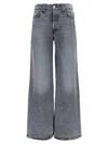 Mother The Swisher Sneak Off The Beaten Path Jeans In Gray