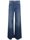 Mother The Ditcher Roller Sneak Jeans In Htt Heart Throb