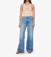 MOTHER THE DITCHER ROLLER SNEAK JEANS IN PSCH