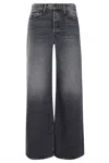 Mother Grey The Ditcher Roller Sneak Jeans In Ota Outta Sight