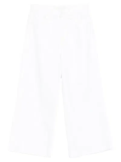 MOTHER THE DITCHER ROLLER WIDE-LEG COTTON JEANS