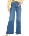 Mother Womens Different Strokes The Maven Sneak Straight-leg Mid-rise Jeans In Blue