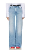 Mother The Patch Pocket Undercover Sneak High Waist Wide Leg Jeans In Can You Dig It?