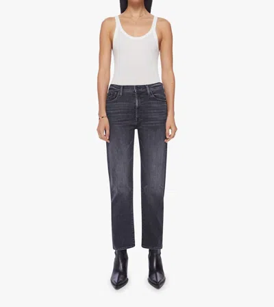 Mother The Ditcher Zip Ankle Jean In Smoking Section In Multi