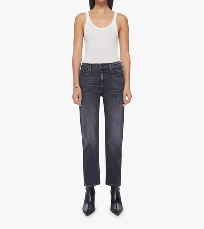 Mother The Ditcher Zip Ankle Smoking Section Jeans In Multi