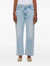 Mother The Ditcher Zip Ankle In Blue