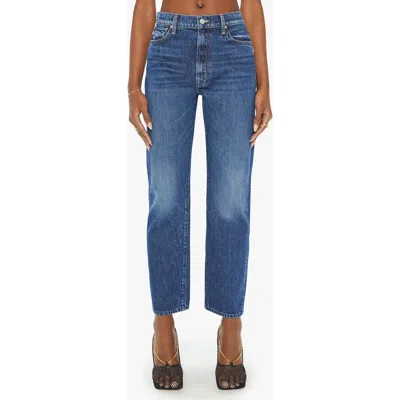 Mother The Ditcher Zip Flood Straight Leg Jeans In Did You Bring Me Anything