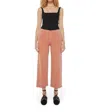 Mother The Dodger Ankle Mango Pants In Yellow