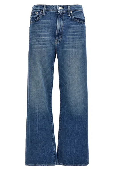 Mother 'the Dodger Ankle' Jeans In Blue