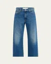Mother The Dodger Ankle Jeans With Embroidered Pockets