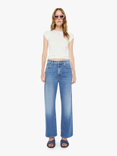 Mother The Dodger Ankle Knick Knack Paddy Whack Jeans In Blue - Size 31