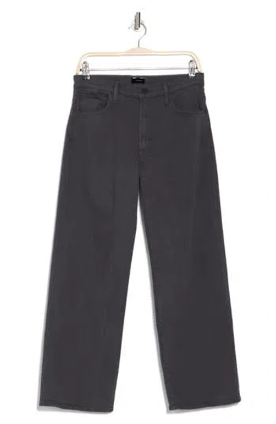 Mother The Dodger Ankle Loose Straight Jeans In Peat