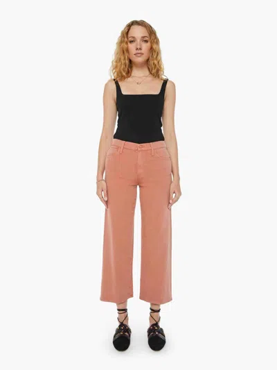 Mother The Dodger Ankle Mango Pants In Orange