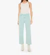 Mother Dodger Ankle Jeans In Neptune Green In Multi