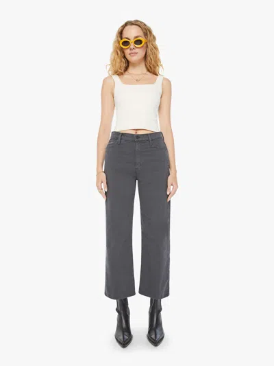 Mother The Dodger Ankle Peat Pants In Grey