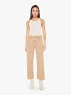 MOTHER THE DODGER ANKLE TAN PANTS IN BEIGE - SIZE 34
