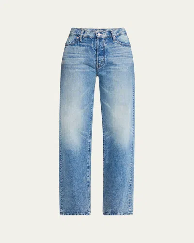 MOTHER THE DODGER BUTTON SNEAK JEANS