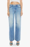 Mother The Dodger Sneak Jeans In Wipeout