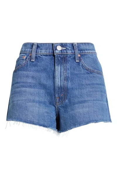 Mother The Dodger Denim Cutoff Shorts In Blue